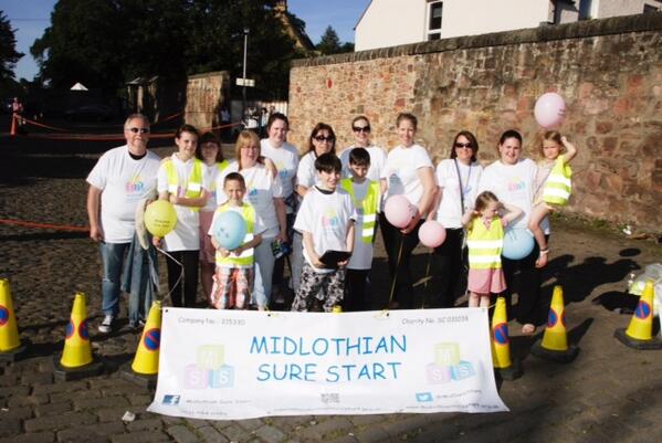 DynamicDadsMSS's tweet image. Midlothian Sure Start showing Jacqueline our support @Batonrelay2014