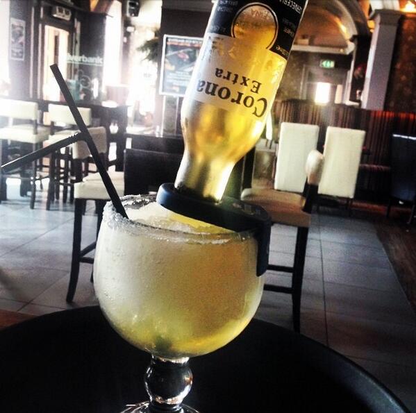 Riverbank13's tweet photo. Guys if u always thought cocktails were for the girls.... Wait til you check this out #coronarita http://t.co/NKur0cNlLf