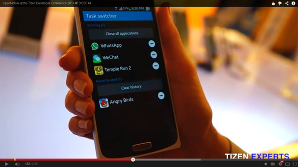 openmobileww's tweet photo. Take a peek at ACL-enabled Angry Birds, WhatsApp & Temple on a #Tizen smartphone #TDCSF14 http://t.co/grZgEw2KkE http://t.co/cPf4zJTbKk