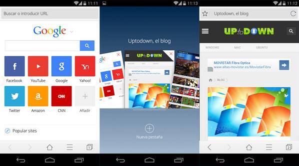 Uptodown_es's tweet photo. #CMBrowser es un navegador para Android poco conocido que os sorprenderá cuando lo utilicéis. http://t.co/fH4f3yJaJ3 http://t.co/X6qvyPr5qx