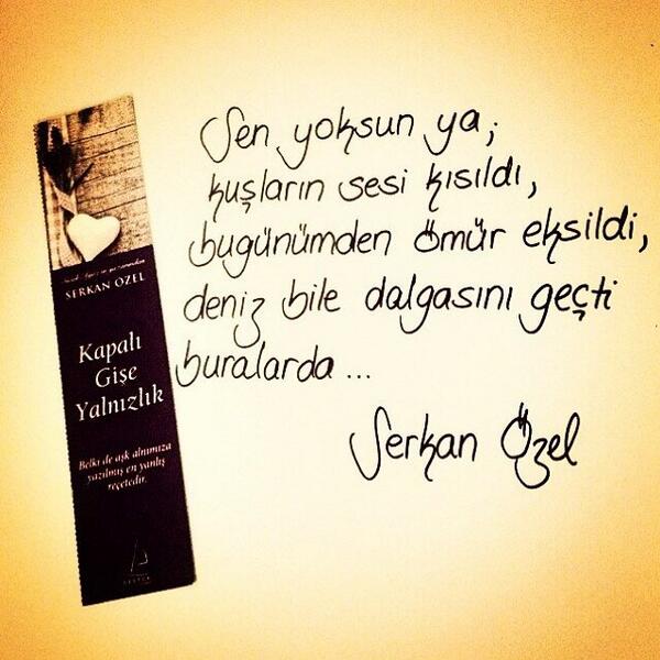 SerkanOzel_'s tweet photo. Sen yoksun ya; 
deniz bile dalgasını geçti buralarda... 

/Kapalı Gişe Yalnızlık/ http://t.co/1M0ssLSmpc