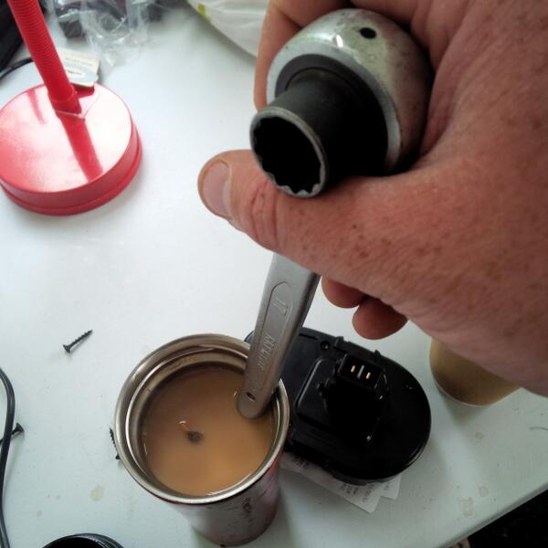 This is how real crew stir their tea!