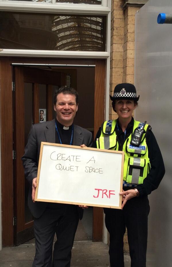 stejs9's tweet photo. Great morning filming about Dementia Friendly Stations &amp; partnership of @BTPyork &amp; Chaplaincy @DementiaForward http://t.co/1zeKttssRV