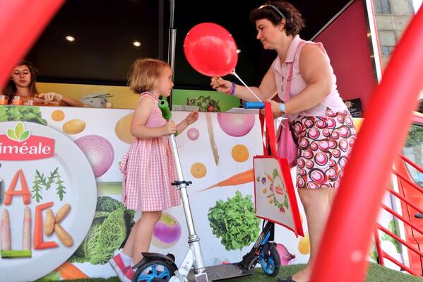 Faire aimer les légumes aux enfants ? Challenge Accepted au #miamtruck  #lyon