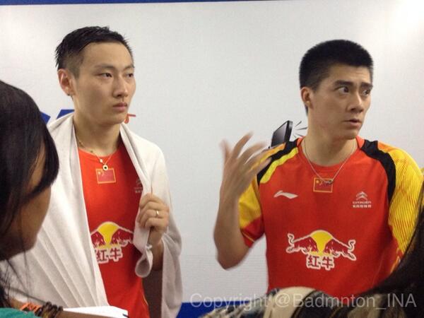 Wuih Fu Haifeng!!!! RT <a href="/Badmnton_INA/">BADMINTON INDONESIA</a>: Ada yang ngefans sama mereka? #BelaIndonesia