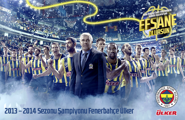 FBBasketbol's tweet photo. Beko Basketbol Ligi 2013-14 Sezonu Şampiyonu FENERBAHÇE ÜLKER! http://t.co/0t2rDeCZnU
