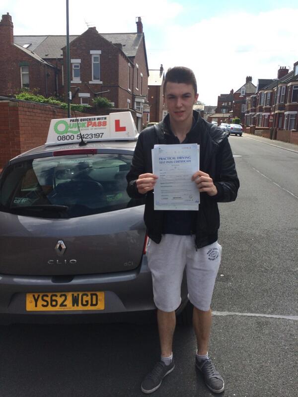 quickpass2010's tweet image. ANOTHER FIRST TIME PASS!!
Well done Corey Brown PASSED in South Shields#driving lessons#south shields