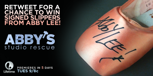 RT to win a signed slipper by <a href="/Abby_Lee_Miller/">Abby Lee Miller</a>! #AbbysStudioRescue