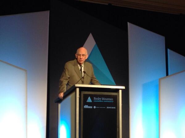 bornonjuly4's tweet photo. Senator Bob Bennett shows what it is to be an excellent orator with plenty of fascinating historic notes. #rmlc14 http://t.co/GuaMtUnYnp