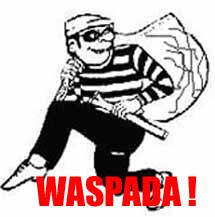 WASPADA pencuri brkeliaran, periksa kembali kunci &amp; gembok rumah srta kendaraan Anda selamat bristirahat @restadepok