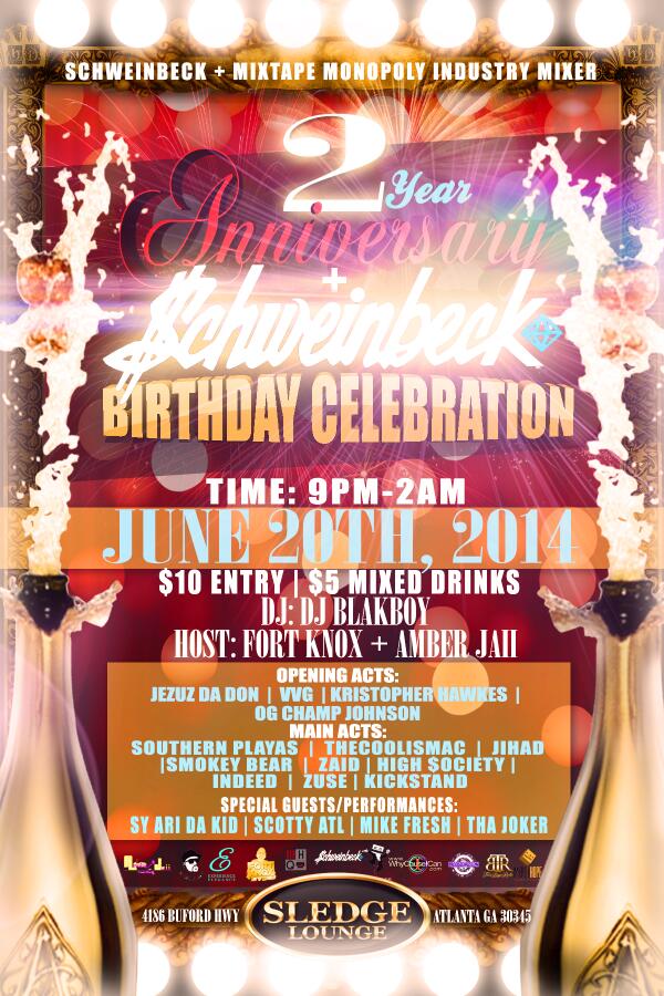schweinbeck's tweet photo. ONLY MOVE FOR TOMORROW IS SLEDGE LOUNGE WITH ALL MY FAMILY PERFORMING!!! #RT http://t.co/oFo3xINKwk