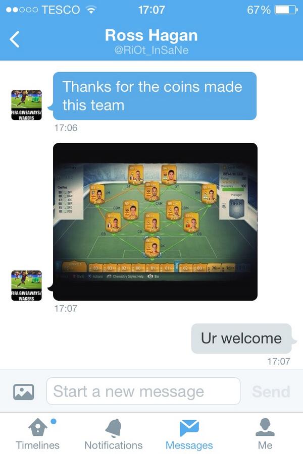 fifacoinea's tweet image. First customer