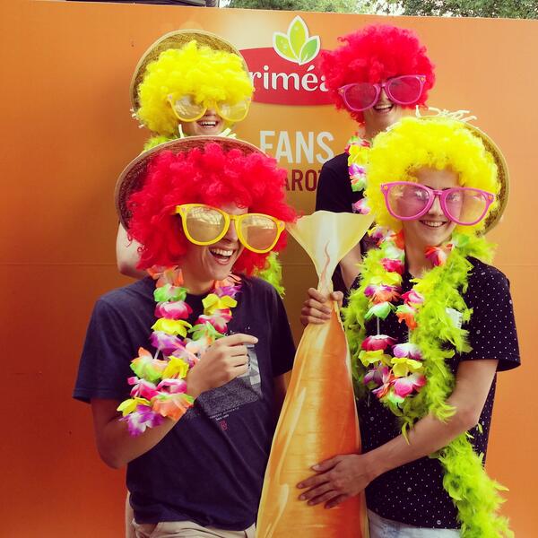 Fin de journée dans la bonne humeur avec les fans de carotte au #Miamtruck de #Lyon !