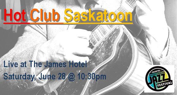 <a href="/TheJamesStoon/">The James Hotel</a> is excited to host #HotClubSaskatoon during @saskjazz .  Join us Saturday, June 28 at 10:30pm.