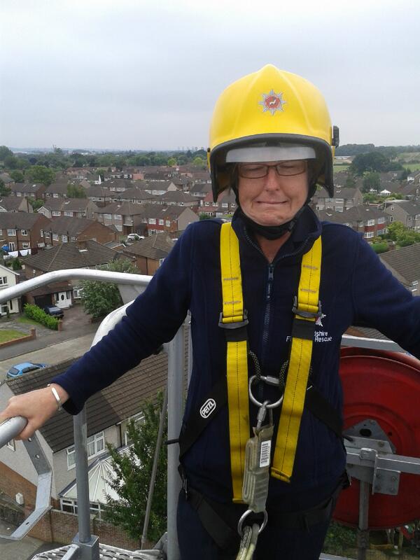 Thanks to White Watch Stevenage for looking after Steph, as you can see she thoroughly enjoyed her ride in the ALP!!