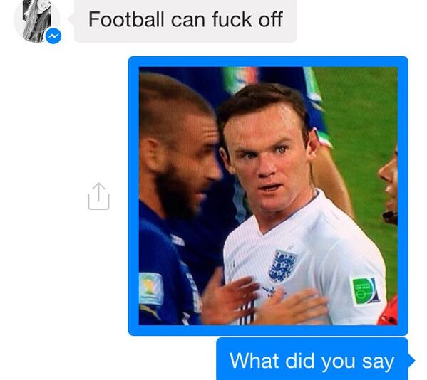 The correct reply to anyone who doesn't like football @ellajox