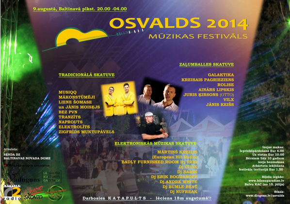 Osvalds itūgod nabyus vīns. Mes ar jū!