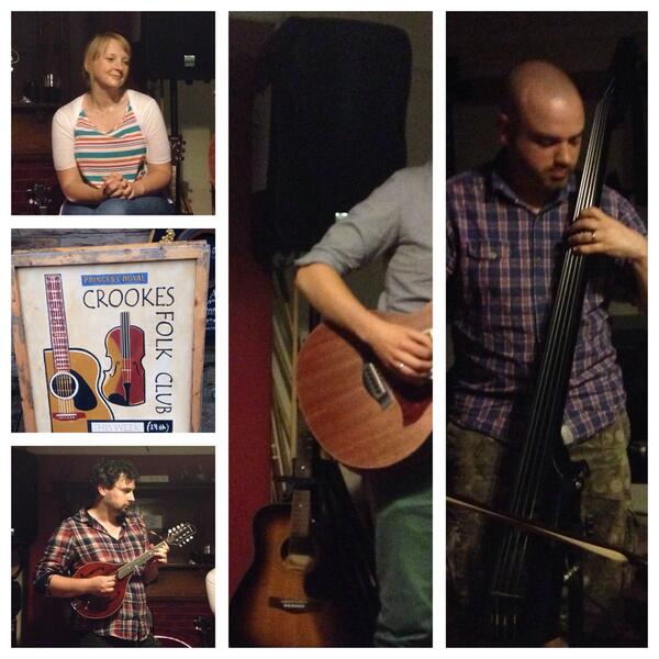 _helenhughes's tweet photo. Great music and night #crookesfolkclub with @Magpi_music http://t.co/nj4udDs5wy
