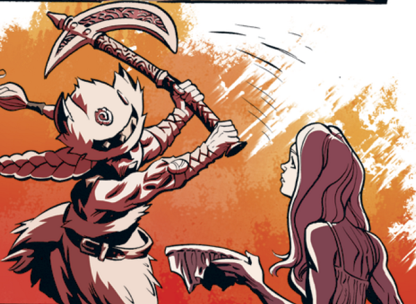 OniPress's tweet photo. En garde! #PrincessUgg http://t.co/PB6v0JAISc