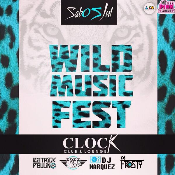 Yeca_LG's tweet image. #WildMudicFest 🙌 #ClockClub 😎 #DjPatrickPaulino #DjMarquez #DjFrosty #FreeClass 🔊🔊  #BoletasAqui 100 p/p    Sab05Jul✌