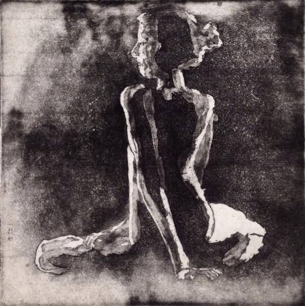ArtDigitimm's tweet image. @fotodigitimm: Danseres
#Aquatint - #spitbite 15x15cm final print