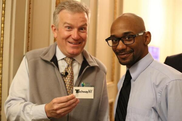 TechwayNY's tweet image. Approval from CEO of the #NYSE, Mr. Duncan Niederauer. #defyventures #entrepreneur #techwayny #transformyourhustle