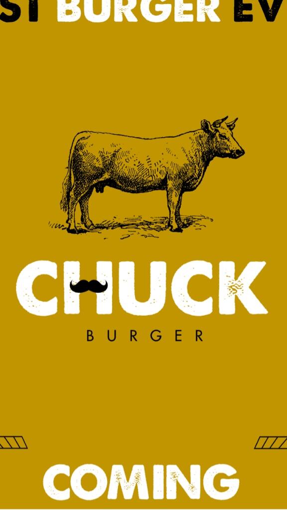 ChuckBurgr's tweet image. COMING SOON #burger #fries