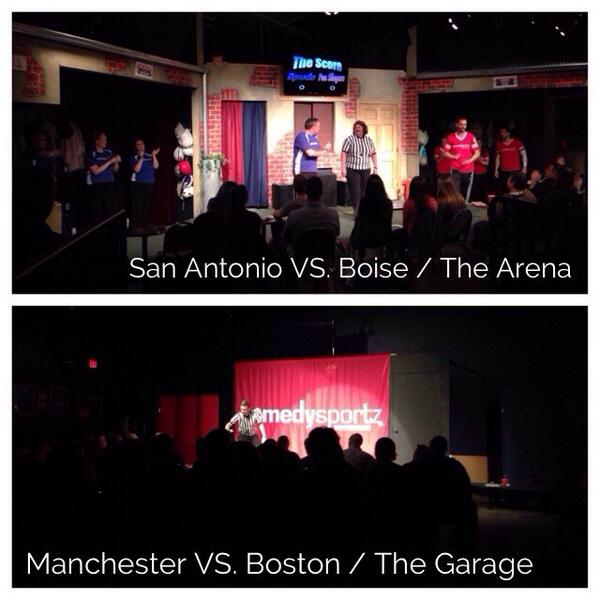 The 2014 @ComedySportz World Championship matches have officially kicked off in Milwaukee!
#csz30 #cszqc