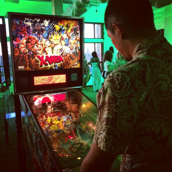 michellejobin's tweet photo. I do believe @visualbass has found his happy place #popupperrier http://t.co/I8ISR44e6W