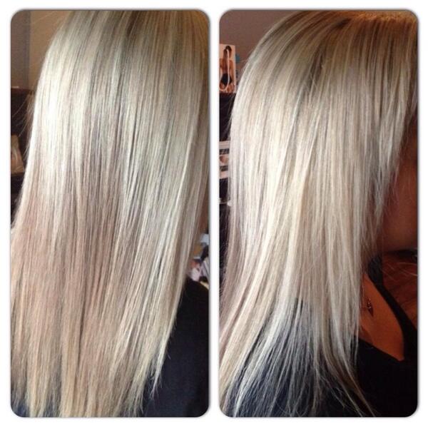Hair By Tiffany On Twitter The Result Of A Half Head Of Blonde