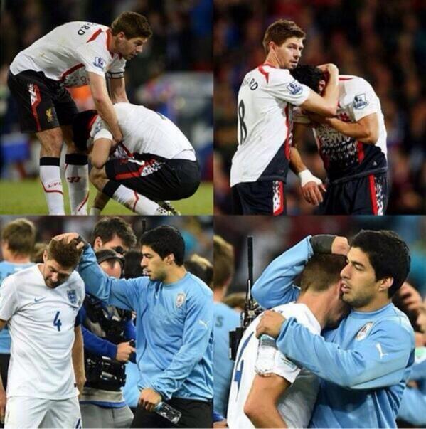 areuse's tweet image. true captain true friendship #theredsinbrazil