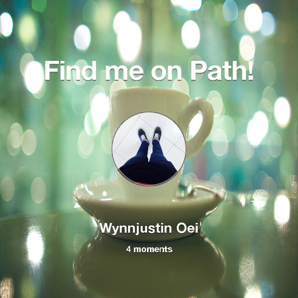 Find me on #Path now! Go to: path.com! #thepersonalnetwork