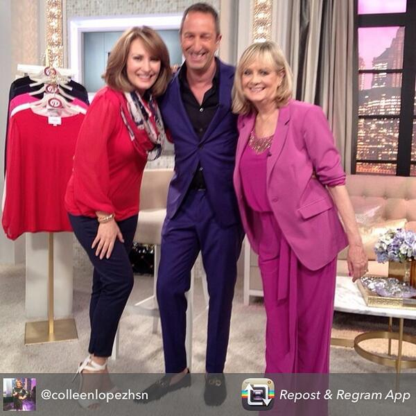 CGarkinos's tweet photo. Meeting @twiggy. A bucket LIST moment. With my pal @colleenlopezhsn I love @hsn !!!! #askchristos #hsnfashion #imean http://t.co/S1rtGYP32X