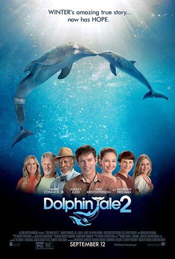 DT2Extras's tweet photo. New Poster for @DolphinTale_2 is great @HarryConnickJR looks so handsome #ashleyjuddisgeorgeous http://t.co/9R03PxAwRN