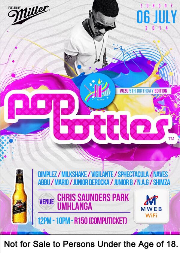 #POPBOTTLESDBN06JULY #Vuzu's5thBirthdayEdition #POPBOTTLESDBN06JUL6
#Vuzu's5thBirthdayEdition <a href="/Jnr_B/">Jnr B</a>