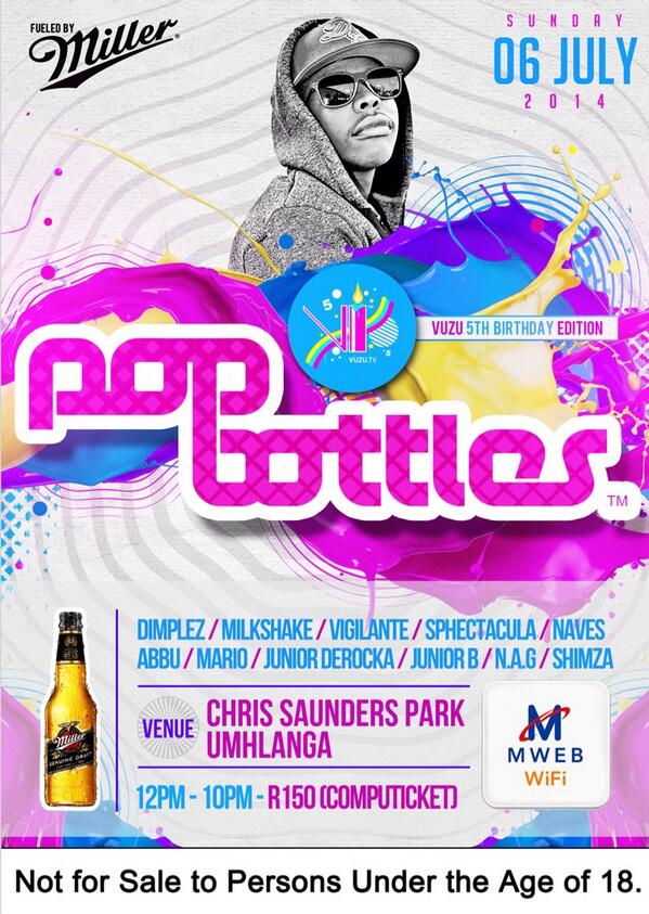 #POPBOTTLESDBN06JULY #Vuzu's5thBirthdayEdition #POPBOTTLESDBN06JUL6
#Vuzu's5thBirthdayEdition <a href="/Abbu_Hamza/">IG: Abbuhamza</a>
