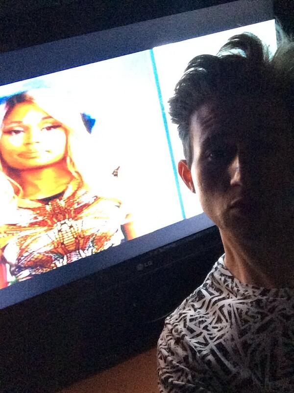 RickyPDillon's tweet image. relaxing in my hotel bed watching &quot;the other woman&quot; only because queen @nickiminaj is in it