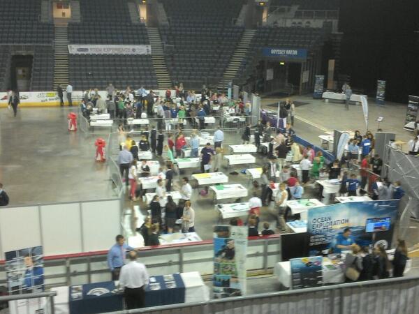 SentinusNI's tweet photo. Primary STEM and Primary Constructions Challenges are about to start @SentinusNI #YIE2014 Good luck to all competing! http://t.co/YTBq711eFo