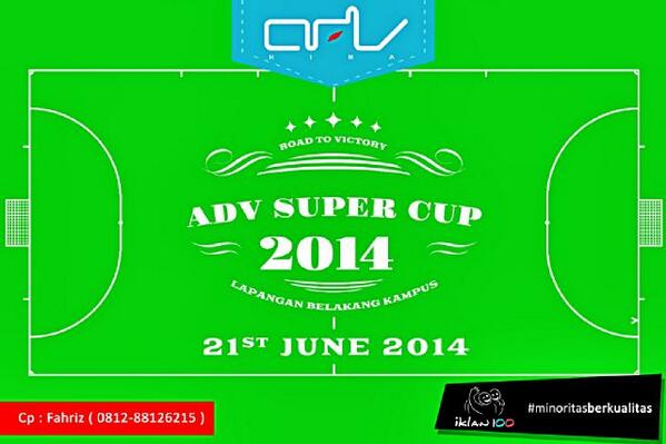 Proudly present ADV SuperCup 14 ..more information : <a href="/fahrizarief/">FAHRIZ A.R.H</a>