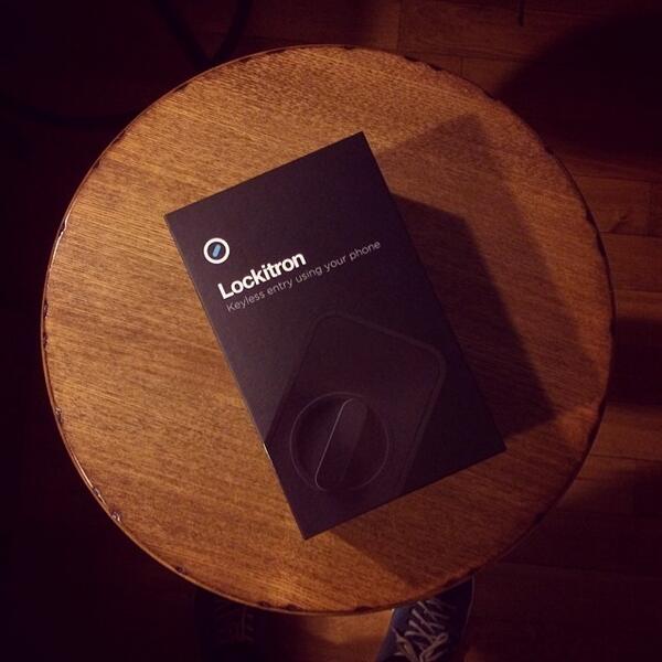 bigpandesal's tweet image. It has finally arrived.  Now the only thing I have to worry about is losing my phone.  SUCK IT, KEYS! #lockitron ...