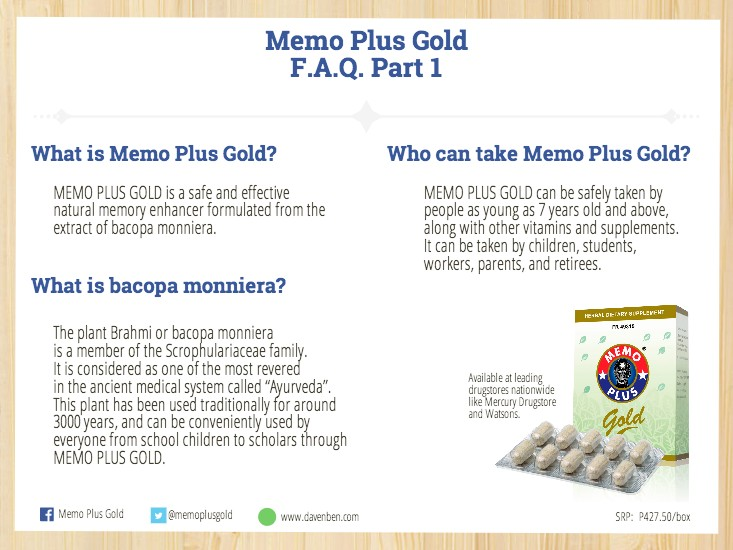 Memo Plus Gold Pharmez