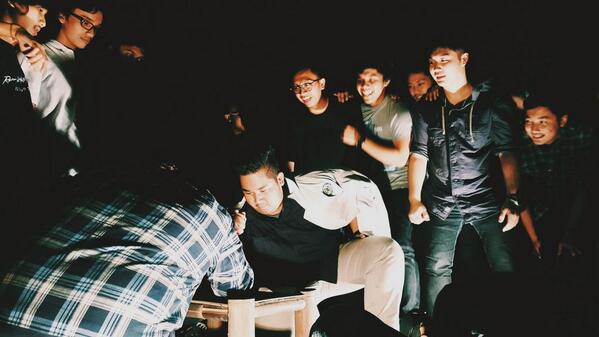 Tadi habis adu panco antarangkatan yang dimenangkan oleh <a href="/SBMITB_2016/">SBM ITB 2016</a>! Cie, habis dilantik langsung menang! :))