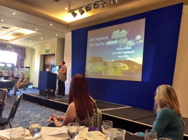 Julietgsanders's tweet image. Elaine Mead from NHS Highlands @ #NETS2014
