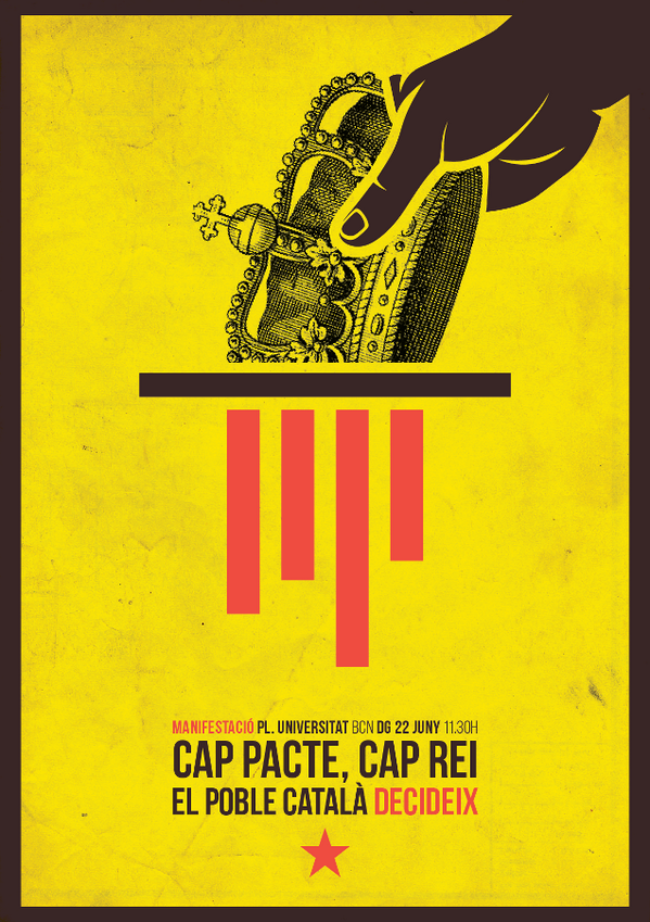 cupnacional's tweet photo. 22 de juny, 11:30h, Plaça Universitat MANIFESTACIÓ #CapPacteCapRei El poble català decideix http://t.co/TOB2Hjxo1a http://t.co/EVB1VyHGzV