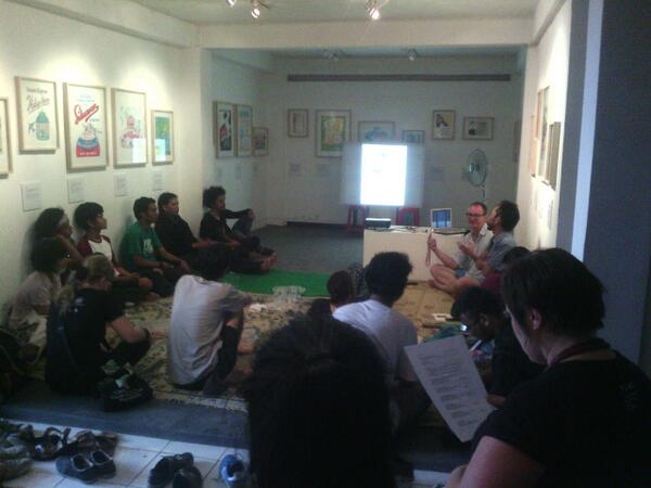 Hari ini dikrack, artist talk 'Tanah Impian' silahkan mampir