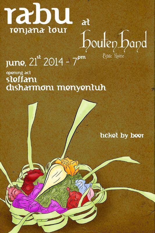 Hari ketiga : RABU - #RenjanaTur2014  | <a href="/houtenhand/">have a good night! 🌙</a> MLG | 7pm | Ticket by Beer | w/ Steffani &amp; Disharmoni Menyentuh