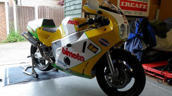 ResCogs's tweet image. Incredibly rare, beautiful, usable and for sale - the Bimota YB7, 1 of only 321 built. rescogs.com/2014/06/rare-b…