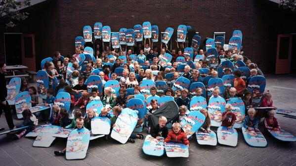 'Dank je wel Lana!' Iedereen een prachtig #bodyboard voor in de #vakantie!