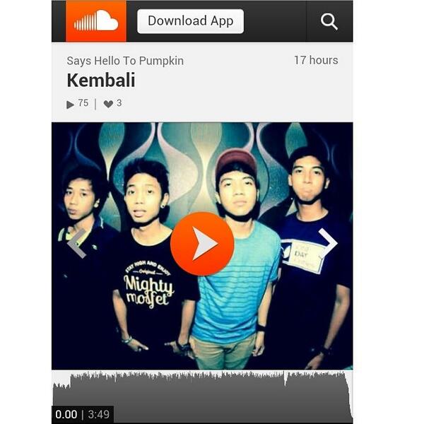 Selamat malam, beberapa orang sudah mendengarkan "kembali", ayo siapa yang belum??