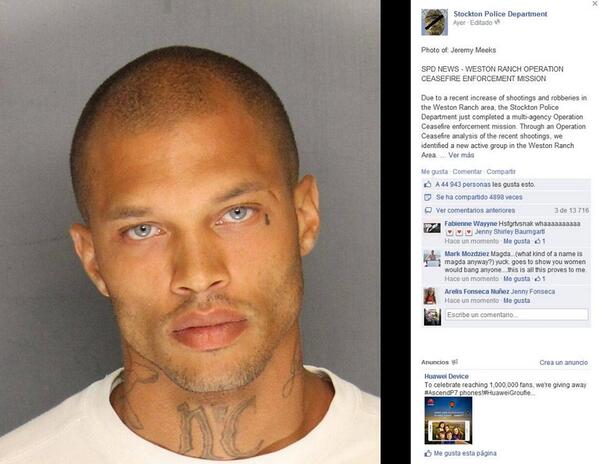 anapinillos's tweet photo. “@antena3com: Jeremy Meeks, ¿el delincuente más atractivo del mundo? http://t.co/u63rduXV9x http://t.co/dwdDyGPZcl”@EvaArmas 😳😱